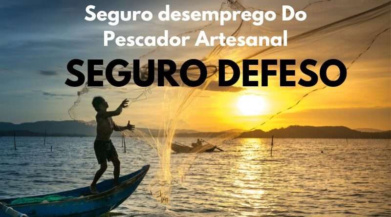 Seguro desemprego do Pescador Artesanal - SEGURO DEFESO