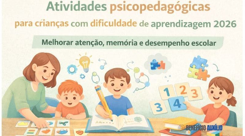 atividades psicopedagógicas para crianças com dificuldade de aprendizagem melhorando atenção e memória